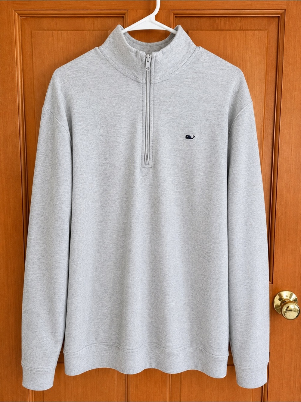 Vineyard Vines Light Gray Half-Zip Pullover